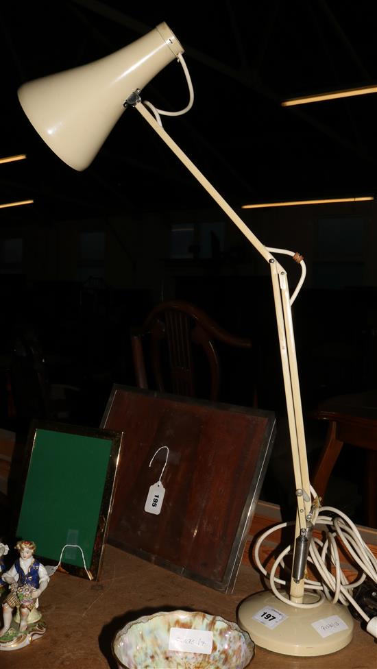 Angle poise desk lamp